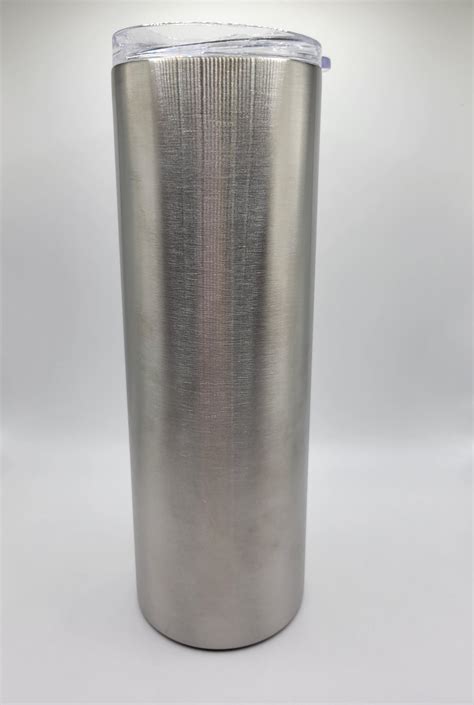 24oz Stainless Steel Tumbler with Plastic Lid – Cutey K Blanks