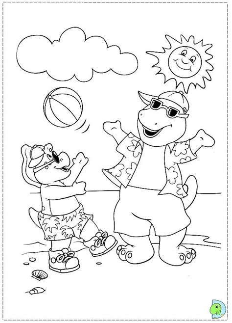 Barney The Dinosaur Coloring Pages Barney And Friends Coloring Pages | Images and Photos finder