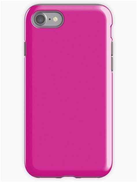 Hot Pink iPhone Case by onejyoo | Pink iphone cases, Pink iphone, Hot pink