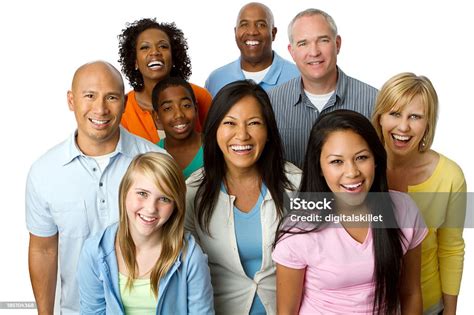 Diverse Group Of People Stock Photo - Download Image Now - Multiracial Group, Group Of People ...