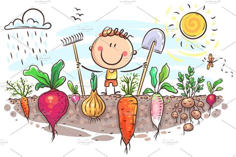 Kids Gardening Set | Art for kids, Art drawings for kids, Drawing for kids