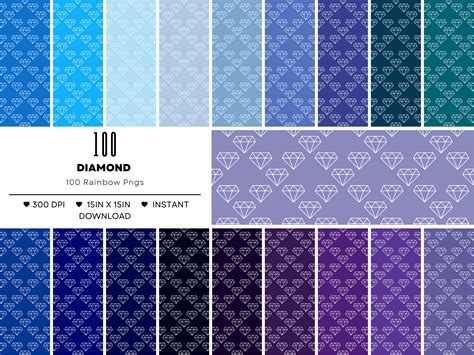 Diamond Background Pattern Set Graphic by DesignScape Arts · Creative ...