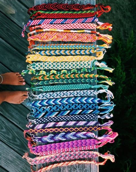 aesthetic vsco friendship bracelets | Friendship bracelet patterns ...