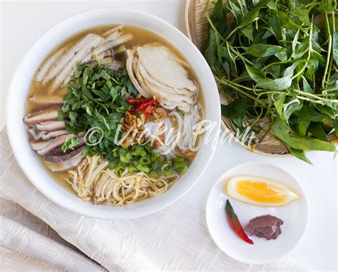 Hanoi Noodle Soup with Ham, Chicken and Shrimp (Bun Thang) — Vicky Pham