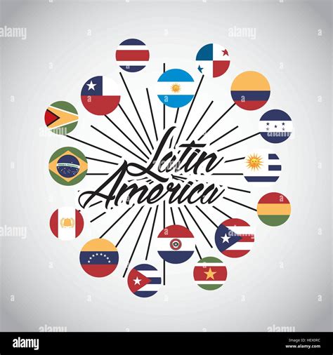 Printable Latin American Flags