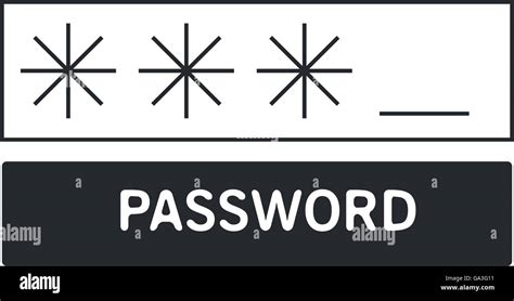 four digit password icon Stock Vector Image & Art - Alamy