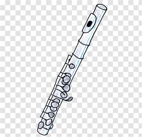 Piccolo Drawing Western Concert Flute Musical Instruments - Cartoon ...