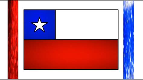 How to Draw Chile flag | The National flag of Chilean | Drawing for ...