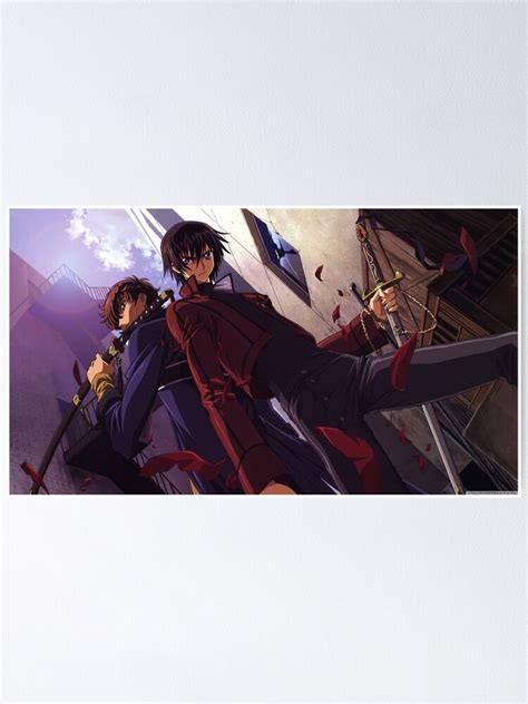 "Code: Geass Lelouch and Suzaku " Poster by RivalQuynn | Redbubble