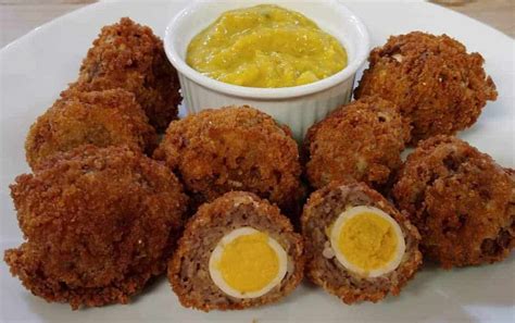 Scotch Eggs with Rustlin’ Rob’s Pickled Quail Eggs • Rustlin' Rob's Gourmet Texas Foods