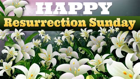 Church Preaching Slide: Happy Resurrection Sunday - SermonCentral.com