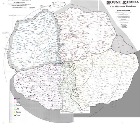 BattleTech Inner Sphere Map