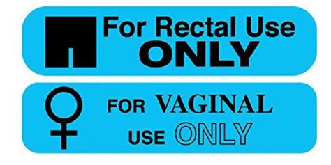 Buy Witty Yetis FOR RECTAL & VAGINAL USE ONLY Prank Stickers 100 Pack. Label Your Friends Junk ...