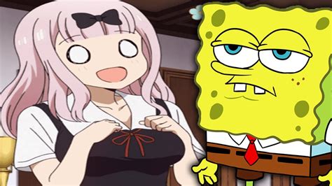 Spongebob reacts to Anime Memes - YouTube