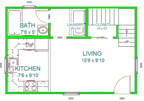 16X24 Cabin Plans With Loft