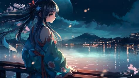 Download Anime Wallpaper Sea Royalty-Free Stock Illustration Image ...