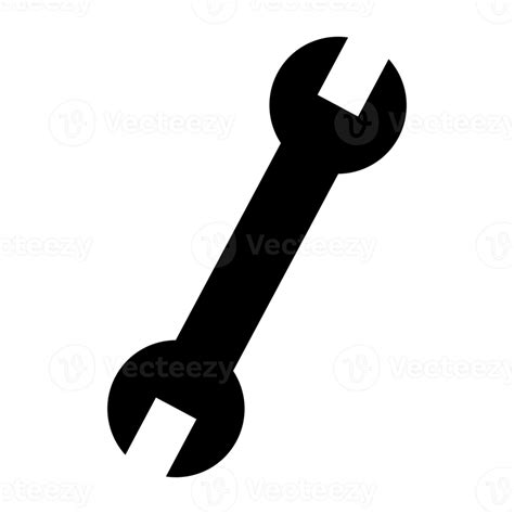 black Wrench icon. 18887332 PNG