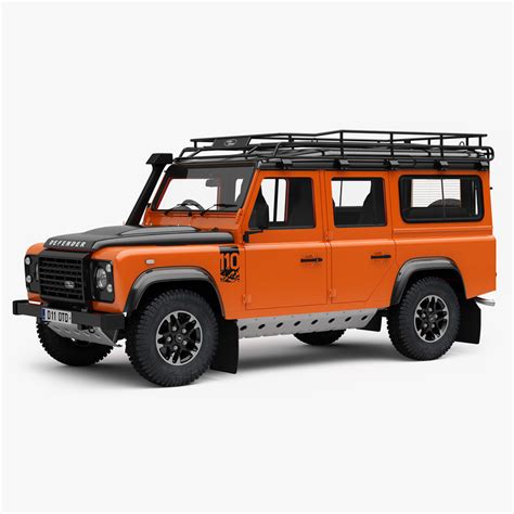 Land rover defender 110 model - TurboSquid 1325933