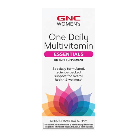 GNC Women's Essentials One Daily Multivitamin, 60 Tablets, Vitamin and Mineral Support - Walmart.com