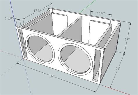 help with box design pair of alpine type s subs