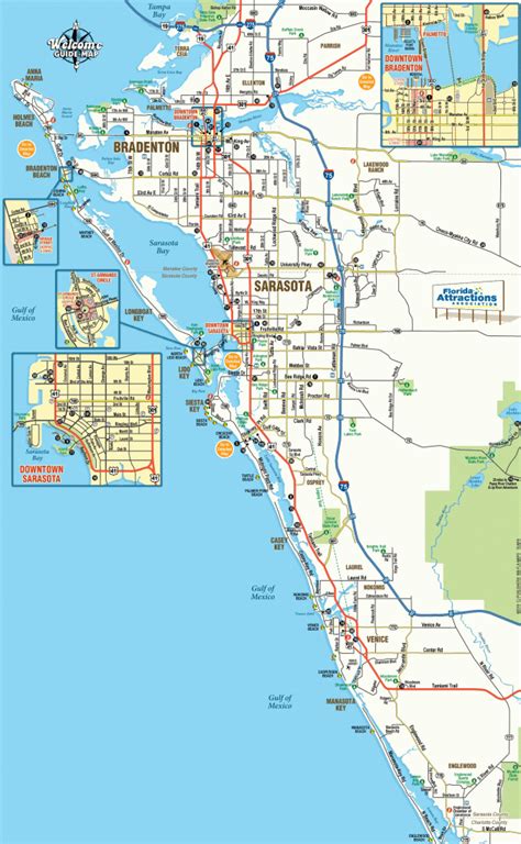 Four Walkable Neighborhoods In Sarasota - Map Of Sarasota Florida Neighborhoods | Printable Maps