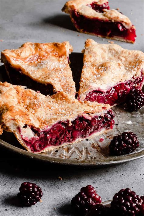 This Blackberry Pie is a delicious sweet, and flaky treat.