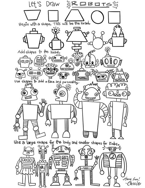 Cassie Stephens: Robot Week! Home-Based Art Making