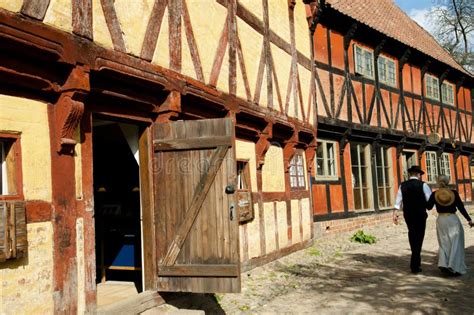 The Old Town - Aarhus - Denmark Editorial Image - Image of museum, town: 90586900