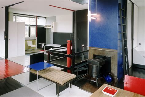 1920's Rietveld Schröder House in Utrecht is a Simple, Elegant and Completely Transformable Home