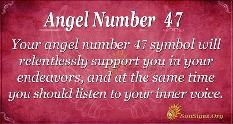 Angel Number 47 Meaning - Focusing On The Positive - SunSigns.Org