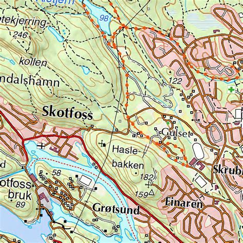 Municipality of Skien Map by The Norwegian Mapping Authority | Avenza Maps