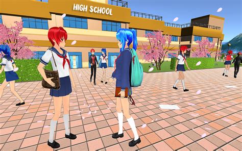 Sakura Yandere Anime School Simulator Love Story Games:Amazon.in:Appstore for Android
