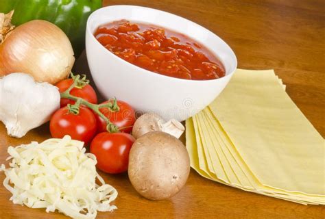 Lasagna Ingredients #3 stock photo. Image of cuisine - 28001856