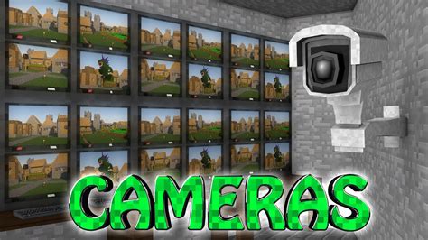 Minecraft | SECURITY CAMERA MOD Showcase! (Security, Cameras, Base ...