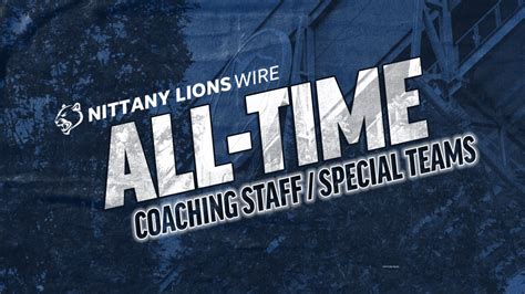 Penn State football all-time roster: Coaches, kickers and specialists