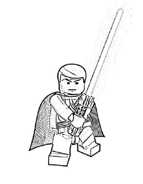 Lego Luke Skywalker Coloring Pages - Coloring Home