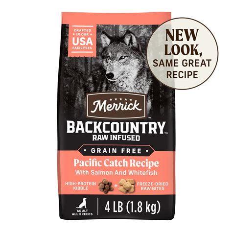 Merrick Backcountry Pacific Catch Grain-Free & Raw Salmon Dog Food