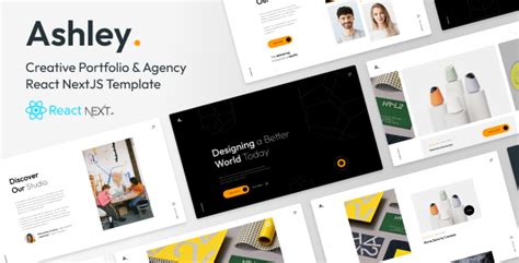 Ashley - React Portfolio NextJS Template by bslthemes | ThemeForest