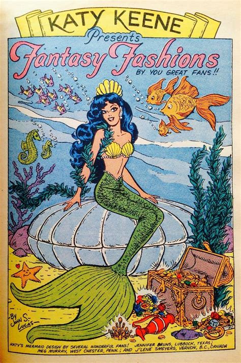 I Love Katy Keene | Mermaid art, Mermaid cartoon, Mermaid drawings