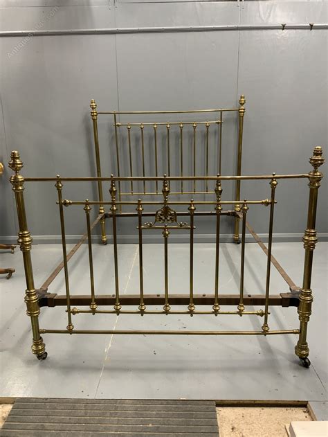 King Size Victorian Brass Bed Frame - Antiques Atlas