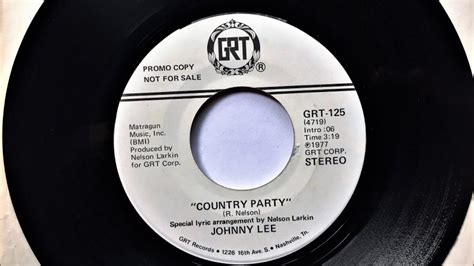 Country Party , Johnny Lee , 1977 - YouTube