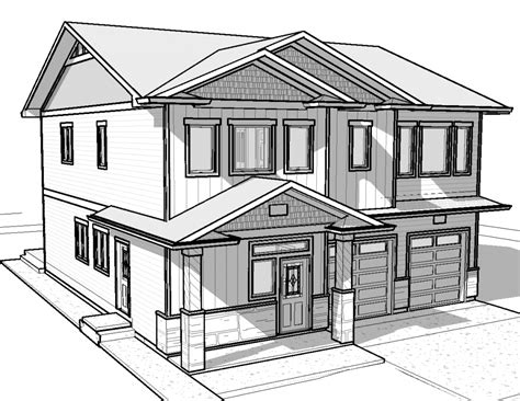 Perspective House Drawing at GetDrawings | Free download