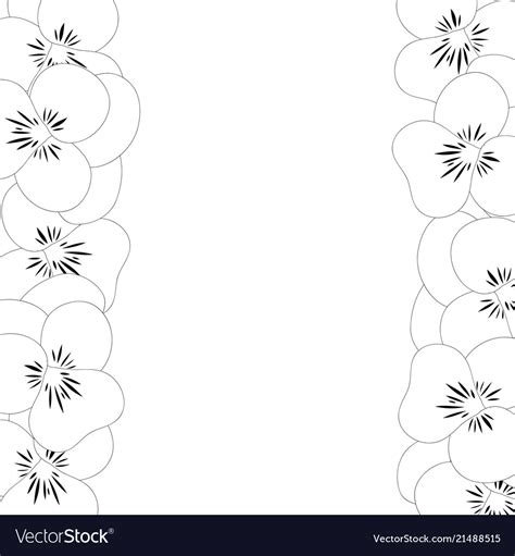 Flower Border Outline