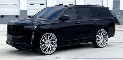 Full Black 2021 Cadillac Escalade on Forgiato Wheels