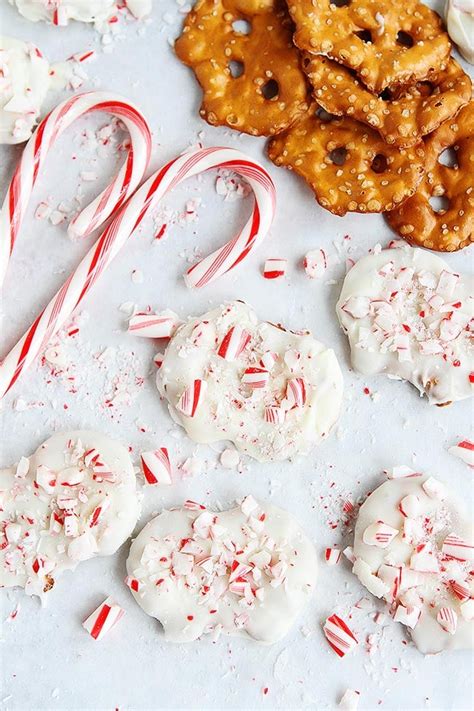 3-Ingredient White Chocolate Peppermint Pretzels | Two Peas & Their Pod ...