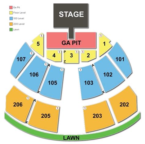 Germania Insurance Amphitheater Seating Chart | Germania Insurance Amphitheater | Del Valle, Texas