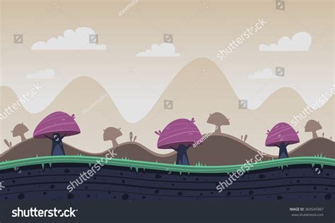 Game Cartoon Background Stock Vector (Royalty Free) 369545987 | Shutterstock