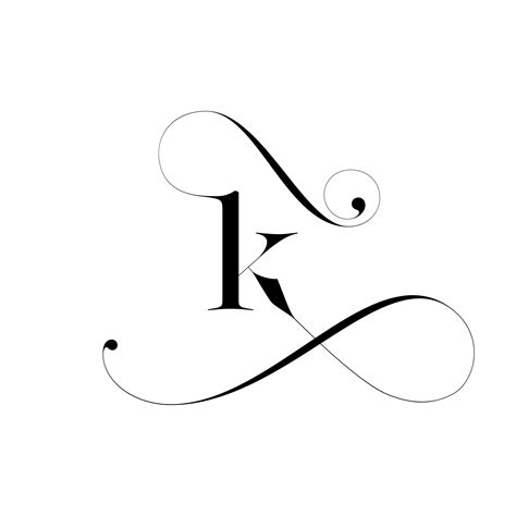 Calligraphy K Lowercase - Calligraphy and Art