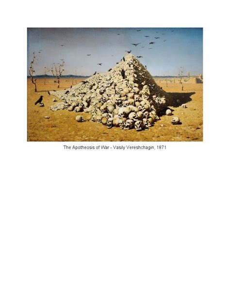 The Apotheosis of War | PDF