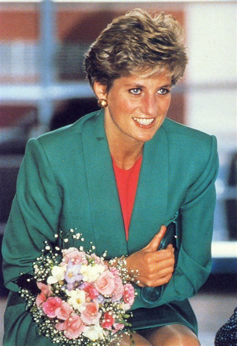 Diana didn't wear a hat or gloves when she visited hospitals or schools. She wanted to be able ...
